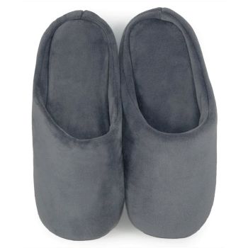 Plain Cloud Slippers - Grey