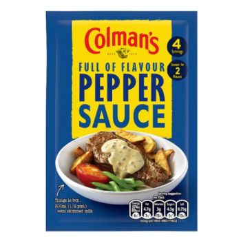 Colmans Black Peper Sauce, 40g