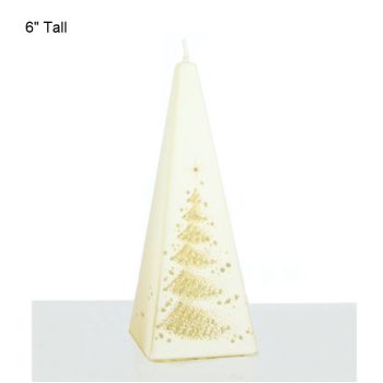 Handmade Christmas Candle 6 & 14 (Pyramid)