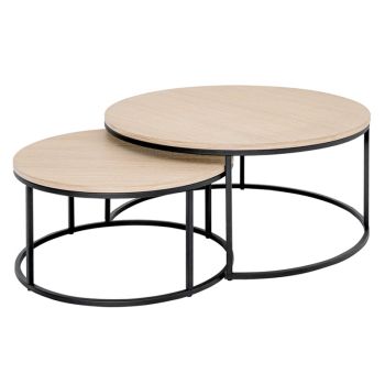 Coffee Table Set (White Oil) 