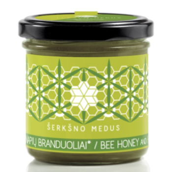 Raw Honey with Hemp Seeds 7.05 oz Jar