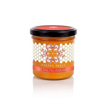 Raw Honey with Sea Buckthorns 7.05 oz Jar