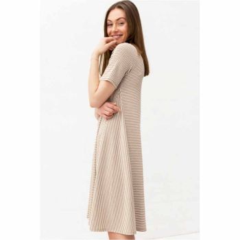 Sand Stripped Dress Keri