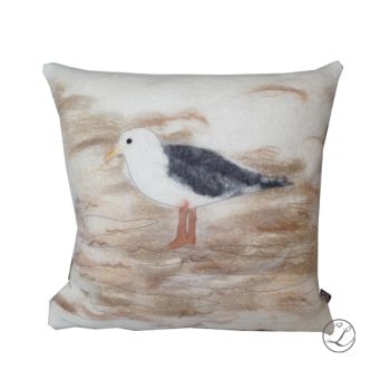 Merino wool pillow cover / SEAGUL 